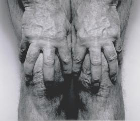 Self-Portrait (Hands Spread on Knees) 1985 by John Coplans 1920-2003